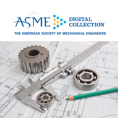 ASME Digital Collection logo with mechanical engineering plans below.